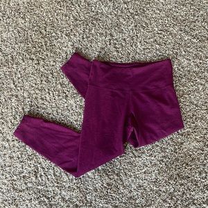 Old Navy Magenta Heathered Leggings